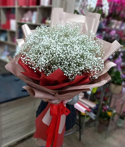 Букет цветов из: Гипсофила в Никольске