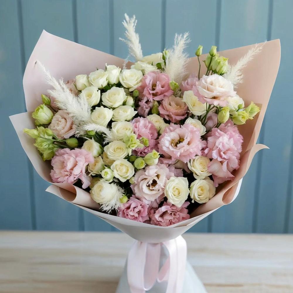 Букет цветов из: Альстромерии и Розы в Никольске