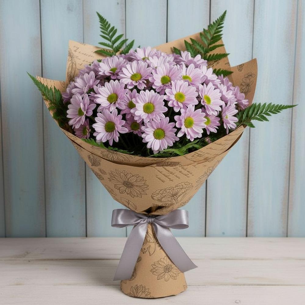 Букет цветов из: Хризантемы в Никольске