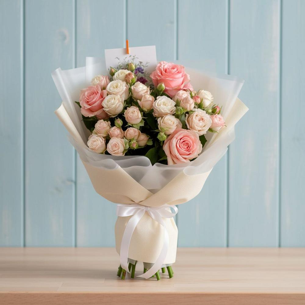 Букет цветов из: Розы в Никольске