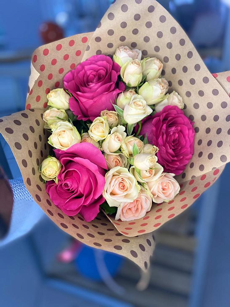 Букет цветов из: Розы в Никольске