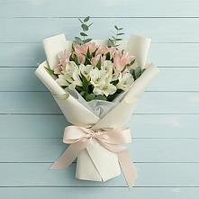 Букет цветов из:  Альстромерии #REPLACE_PRED# Никольске