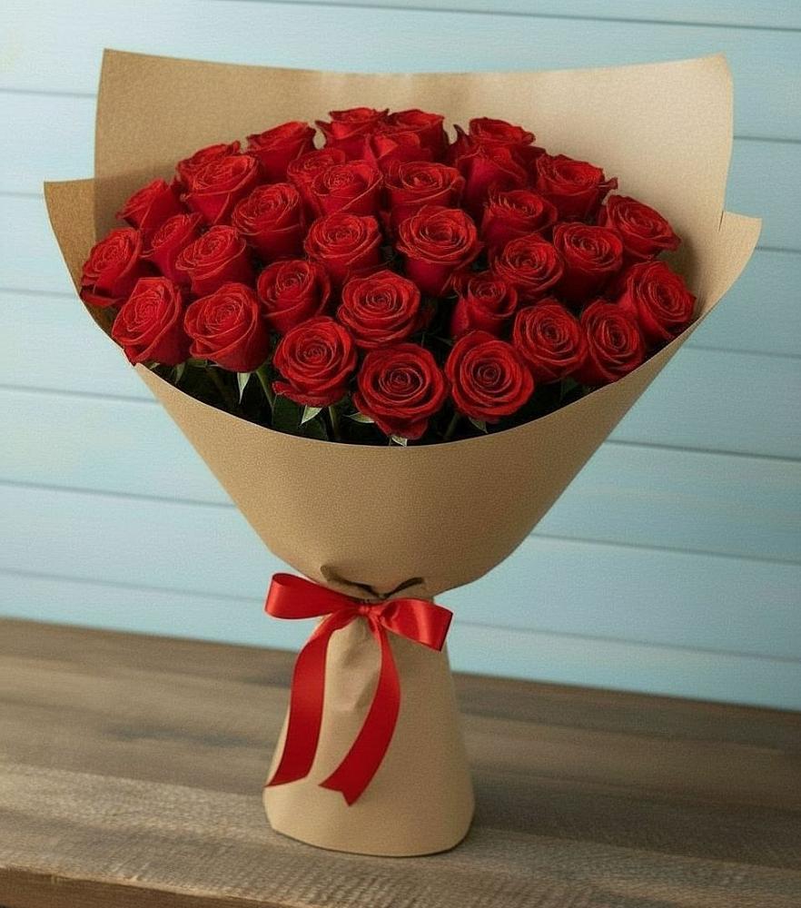 Букет Красные розы Милано в Никольске