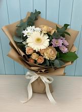 Букет цветов из:  Герберы и Хризантемы в Никольске