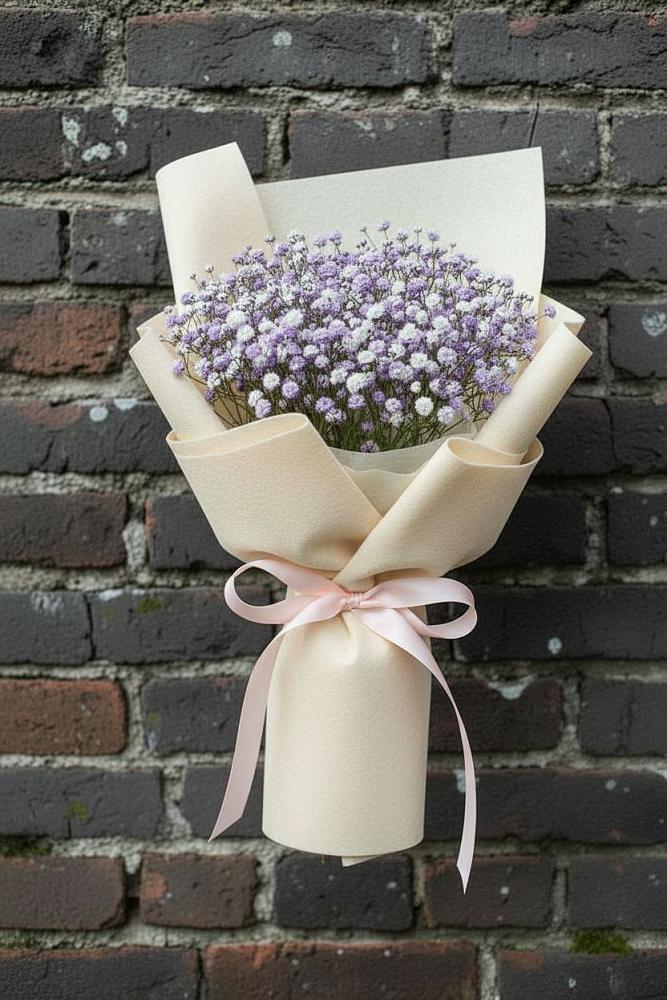 Букет цветов из: Гипсофила в Никольске