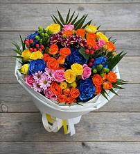 Букет цветов из:  Розы и Хризантемы в Никольске