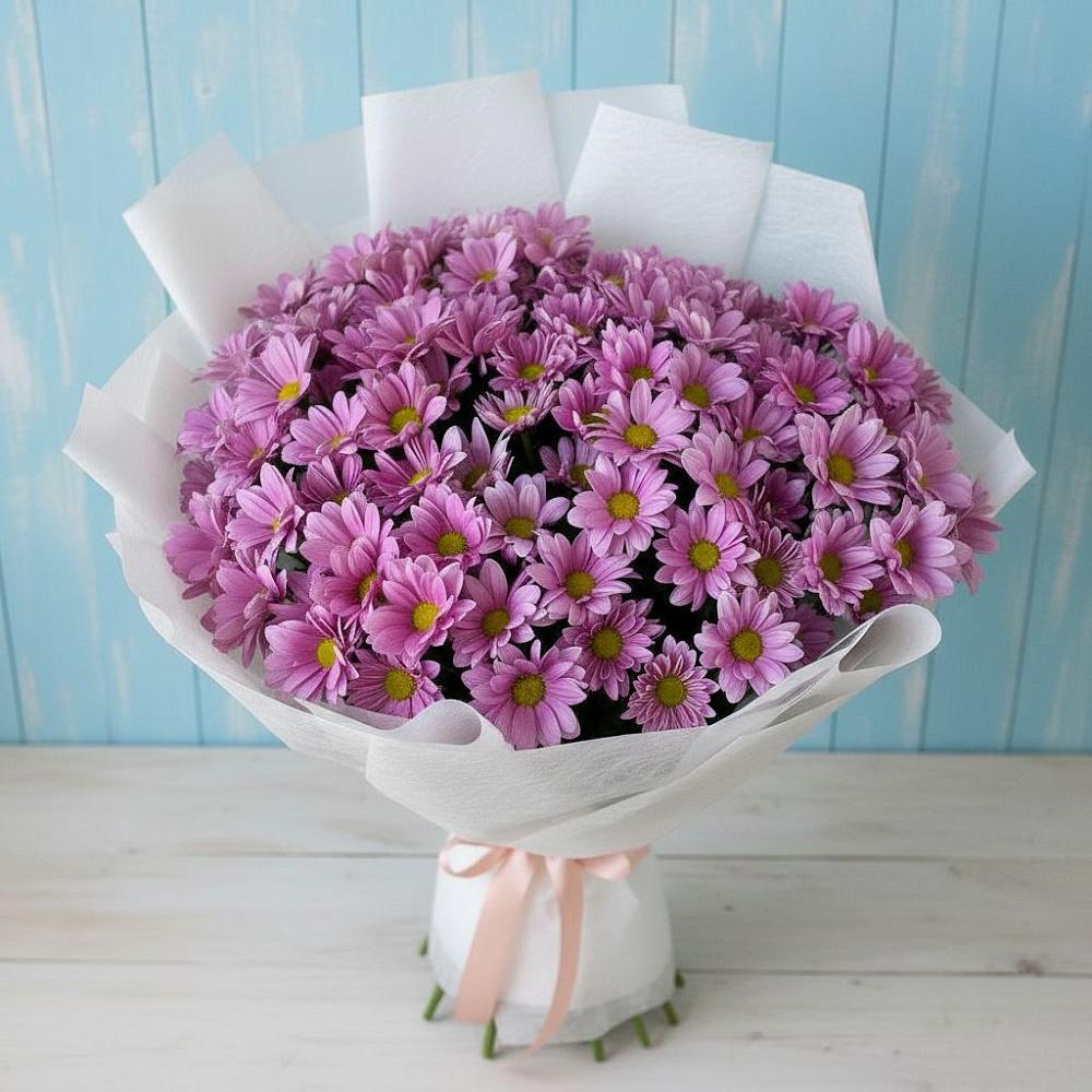 Букет цветов из: Хризантемы в Никольске
