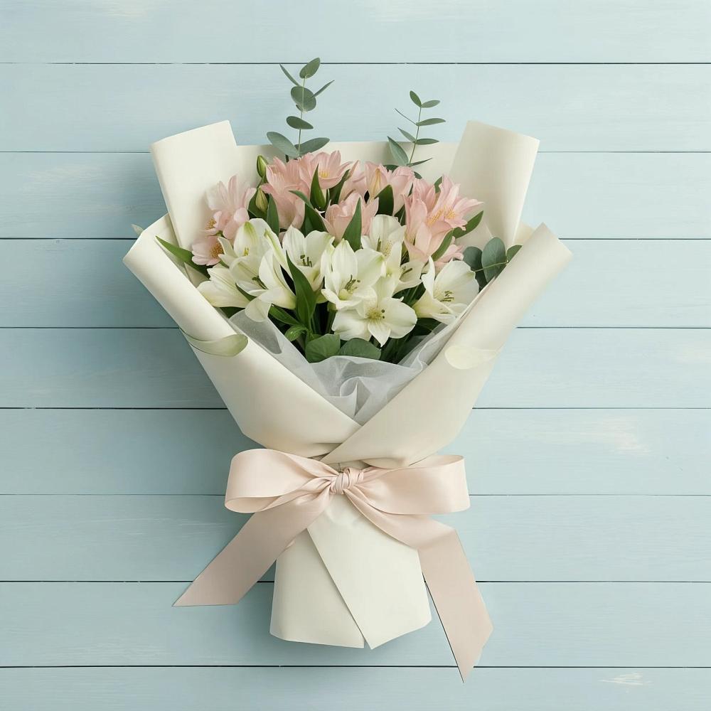 Букет цветов из: Альстромерии в Никольске