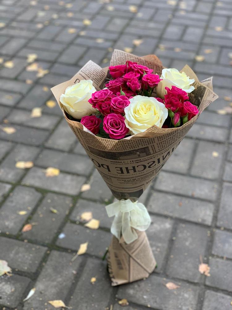 Букет цветов из: Розы в Никольске