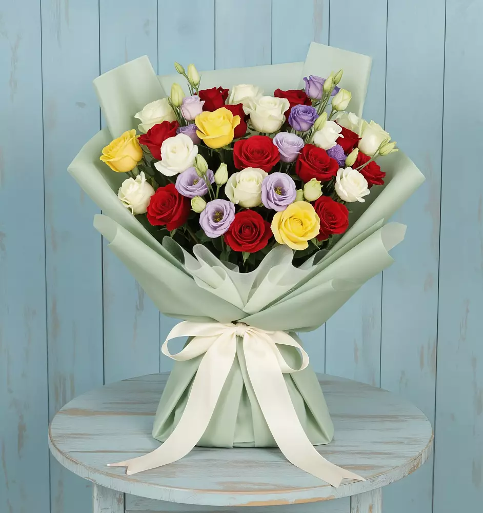 Букет цветов из: Розы в Никольске