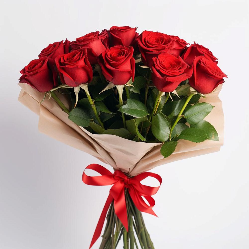 Букет 11 Красных роз Эдлесс Лав в Никольске