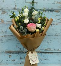 Букет цветов из:  Розы и Лизиантусы в Никольске