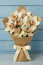 Букет цветов из:  Орхидеи и Розы в Никольске